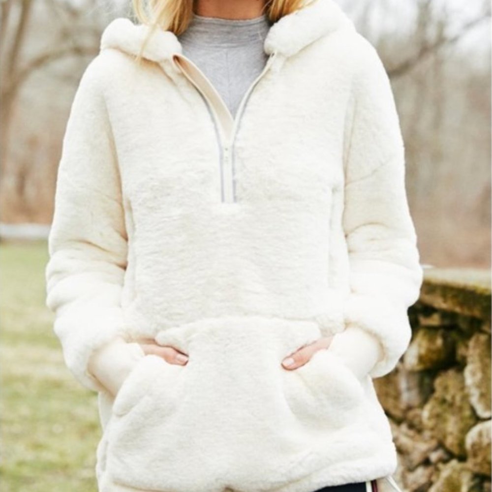 FP Movement Off the Record Soft Faux Fur Hoodie